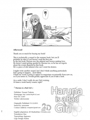 [ゆうさりつかた (淡夢)] 榛名はいけない子です (艦隊これくしょん -艦これ-) [中国翻訳] [太阳鸽子重嵌] [無修正] [DL版]_028