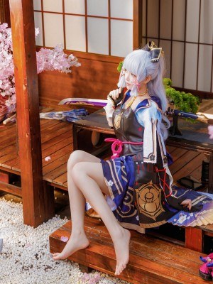 桜桃喵 – 神里绫华_13