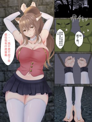 [サンバルキン] オークに囚われた猫耳騎士の受難 [玖肆柒個人機翻]_07