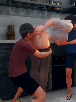 [NTR中毒患者] 豐乳肥臀的淫亂媽媽 3-4_0404
