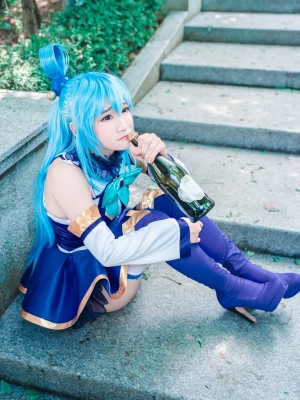 Cosplayer - Aza miyuko_070_konosuba_Aqua_5