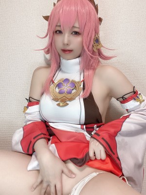 Rizuna -  八重神子コスプレ自撮り写真集_86