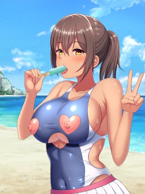 [つるつるいっぱい] 罰として夏休みの間、水泳部の性処理係になった彼女～ご褒美夏合宿編～_879