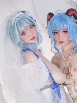 爆机少女喵小吉&云烧 - 原神花嫁：优菈&甘雨_62