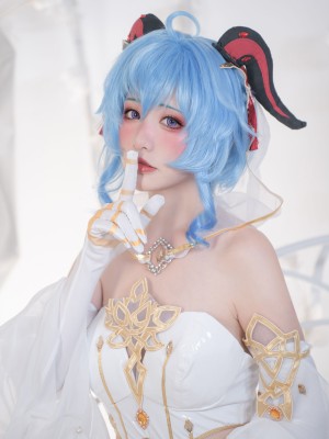 爆机少女喵小吉&云烧 - 原神花嫁：优菈&甘雨_13