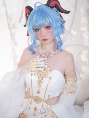 爆机少女喵小吉&云烧 - 原神花嫁：优菈&甘雨_11
