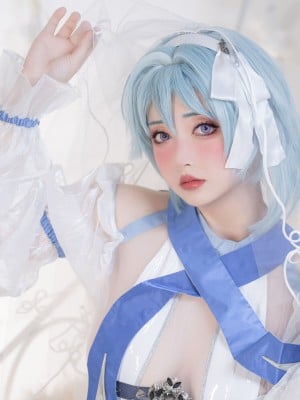 爆机少女喵小吉&云烧 - 原神花嫁：优菈&甘雨_03