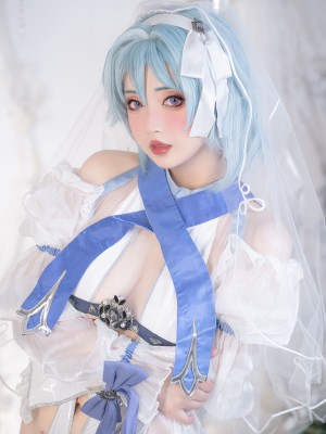 爆机少女喵小吉&云烧 - 原神花嫁：优菈&甘雨_23