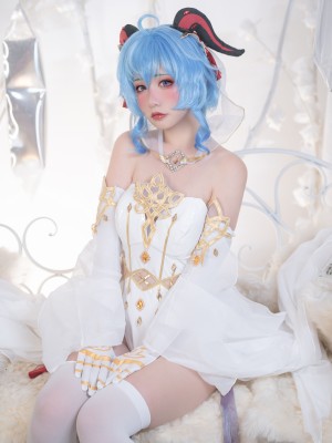 爆机少女喵小吉&云烧 - 原神花嫁：优菈&甘雨_14