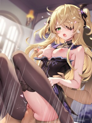 [ごましおポン酢] フィッシュル差分9枚 (原神)_08