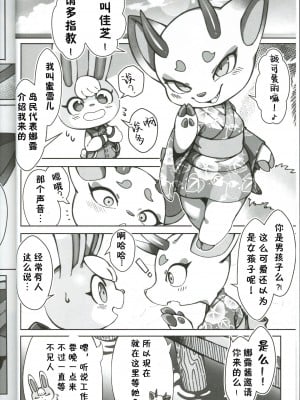 [たまのこし (たまのすけ)] 島民勧誘ハイかYESか？ (どうぶつの森) [虾皮汉化组]_04