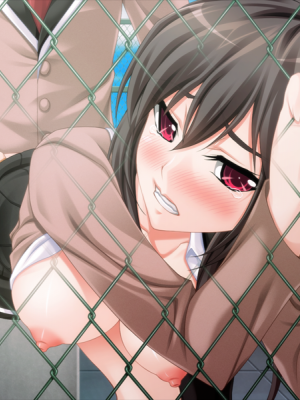 [アトリエさくら〔アトリエさくら DARKNESS〕]風紀委員長 片桐葉月!! みんなが見てる前で処女まで奪われるなんて…!!_CG114