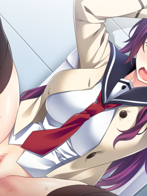 [アトリエさくら〔アトリエさくら eXtra〕]強制恥辱操作 ～露出委員長・早乙女美姫と露出幼なじみ・橘雪奈 『この変態！　私たちを裸に剥いて童貞男達の前に晒すなんて……！　処女なのに!!』_CG175