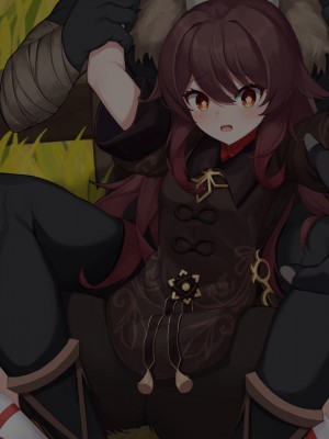 [黒礫] ヒルチャールに捕獲された胡桃 (原神)_152