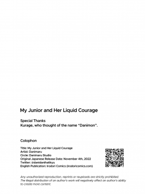 [Danimaru studio (Danimaru)] My Junior and Her Liquid Courage (x3200) [Irodori Comics] [だにまるstudio (だにまる)] 酔った後輩が素直になるまで [英訳] [無修正] [DL版]_70