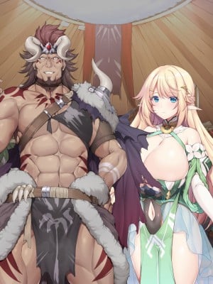 (同人CG集) [diletta (成海クリスティアーノート)] 蛮族に嫁いだエルフの姫_0009