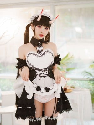 [面饼仙儿] 能代女仆 Azur Lane Noshiro Maid_02