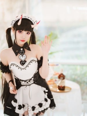 [面饼仙儿] 能代女仆 Azur Lane Noshiro Maid_12