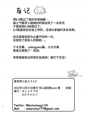 [キレイナブタ (ぶたちゃんぐ)] 異世界の女たち7.0 [葱鱼个人汉化] [DL版]_31