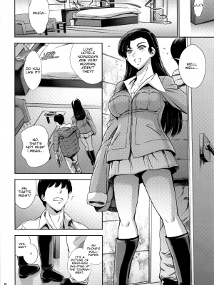 [メスゴリラ。 (まぐろ帝國)] 絹代ちゃんとラブホ♡ (ガールズ&パンツァー)｜Love Hotel with Kinuyo-chan (Girls und Panzer) [English] [Yravir Translation] [Decensored] [無修正]_07