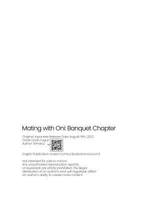 [百々ふぐり (しんどう)] 鬼の娘達はヒトのオスと子づくりがしたい宴編｜Mating with Oni 7 ~Banquet Chapter~ (x3200) [not FAKKU] [Irodori Comics] [無修正]_25