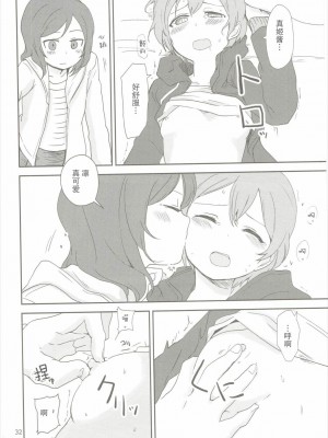 (C90) [クロ缶、とらまだら。 (伊月クロ、琉牙狼)] どこでもいっしょ (ラブライブ!) [中国翻訳]_31