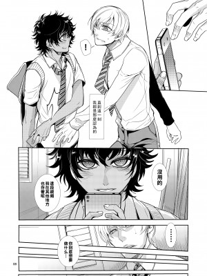 (C90) [Heavy syrup (服部ミツカ)] メス男子〇生_脅迫からの逆レ〇プ_007