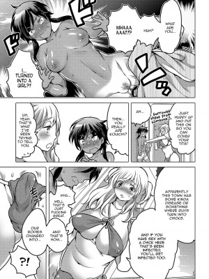 [命わずか] 呪いの♀化海岸 (にょたいか！ものがたり 4) [English] [無修正]_07