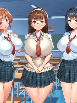 [からすのす (玉子雑炊、かめたろう)] 爆乳教え子を生ハメ指導！！ 〜SEXインストラクターとしてクラスの発情娘たちに種付け教育〜_325