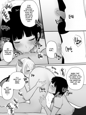 [スターリングちゃん] サキュバス姉妹による甘々搾精奉仕｜Sweet Sucking Succubus Sisters (x3200) [Irodori Comics] [無修正]_28