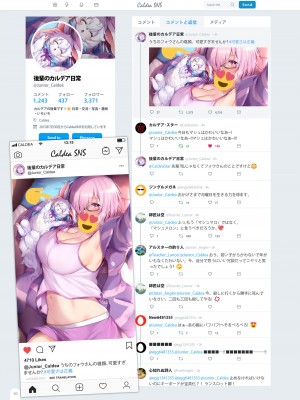 [AliceFlag (よろず)] ちょっぴりHなカルデアSNS (Fate／Grand Order)  [DL版]_18