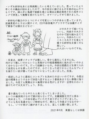 (輝針祭Z)   [東西同人舎 (西國)] 針妙丸が小さくなあれ (東方Project)_30