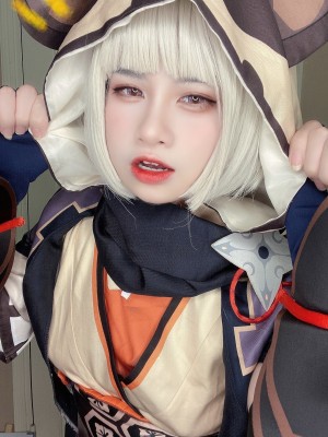 Genshin impact_A ninja little_Sayu cosplay Riribonni_17