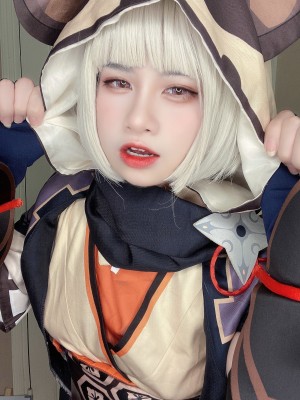 Genshin impact_A ninja little_Sayu cosplay Riribonni_39