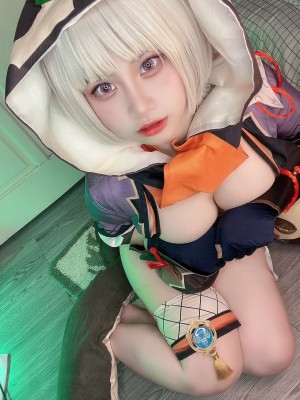 Genshin impact_A ninja little_Sayu cosplay Riribonni_26