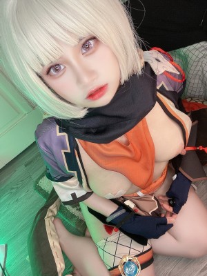 Genshin impact_A ninja little_Sayu cosplay Riribonni_03