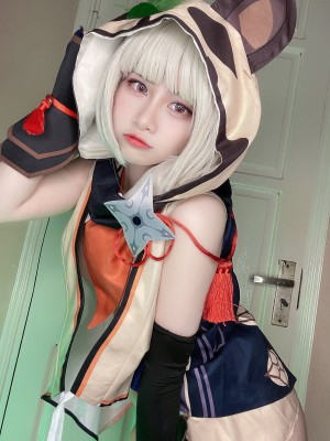 Genshin impact_A ninja little_Sayu cosplay Riribonni_16