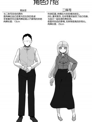 [Futamare (あきあまれ)] ふたなりOL弐珠司ちゃんといちゃらぶ射精管理 ポリネシアンセックスで快楽漬けの5日間 [中国翻訳] [DL版]_02