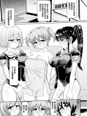 [青葉Q魔洞 (双葉淀夢)] ふたなり女子学園のほけん体育★ [GK汉化] [無修正] [DL版]_02