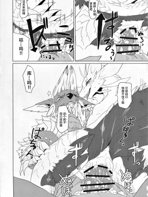 (けもケット5) [ほしふたつ。(よーな)] 月夜に映える泡の華 (モンスターハンター)｜月夜映照下的泡沫之华 [ZX个人汉化]_14