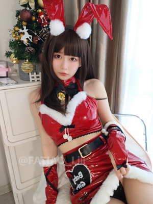 迷之呆梨(发条少女) – 雪の降るクリスマス❄ [17P1V-110MB]_0009