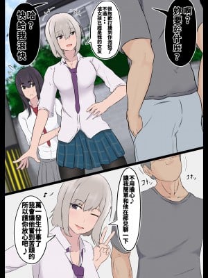 【[Pixiv]ジャッキー】百合カップルの彼氏役がヤリチンの凶悪チンポにチン負けするNTR [中文渣翻]