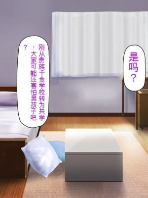 [一億万軒茶屋] お嬢様学園に男子1人 絶倫チンポで友達100人出来るかな？[中国翻訳]_037