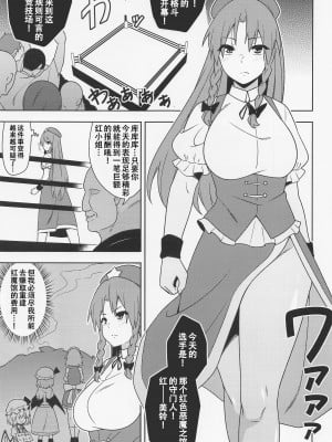 (紅楼夢18) [ぜのさいど (是乃)] 美鈴VS謎の種付けおじさん軍団 (東方Project) [79%汉化组]_02