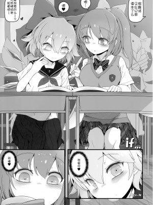 (例大祭20) [やし屋 (YASSY)] 大チルらぶらぶ百合えっち (東方Project) [白杨汉化组]_22