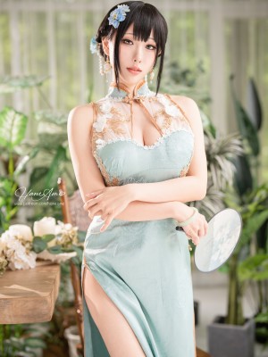 HaneAme 雨波 - Original Jade Qipao_015-TELEGRAM @TLC_UPDATE