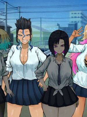 [カブト3号]  俺の家でクラスのヤリマンギャルビッチ達とパコることになった!？_216__15