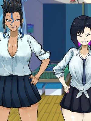 [カブト3号]  俺の家でクラスのヤリマンギャルビッチ達とパコることになった!？_217__16