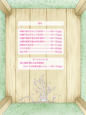 [めいど党 (谷町めいど)] 僕たちは天使達のスカートの中身が見たい２_[TOC]-01