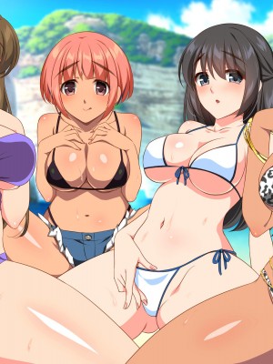 [ぽるちーに] ドスケベ水着で受精待ちするハメ頃発情女子と中出しセックスし放題のハーレムビーチ_019_01_09